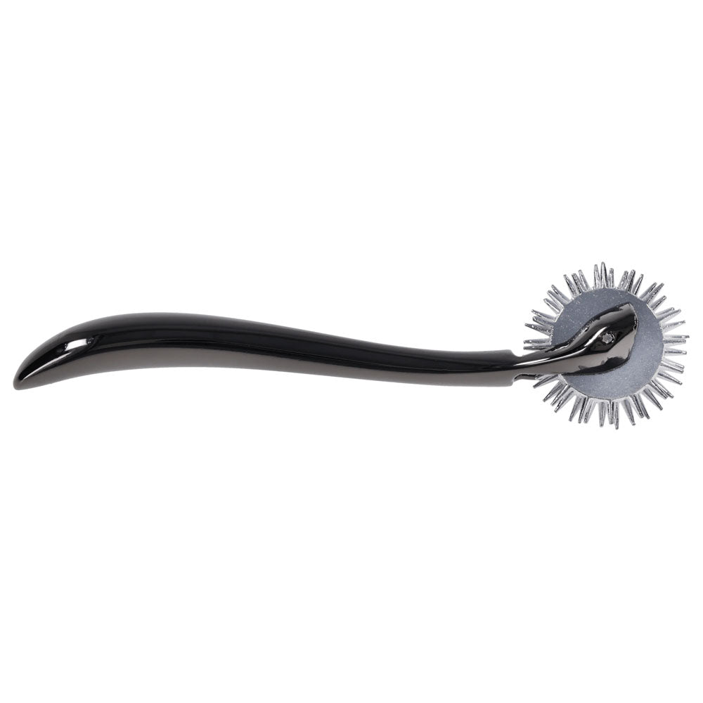 SPORTSHEETS Signature Wartenberg Wheel - Black/Silver Sensation Play Item