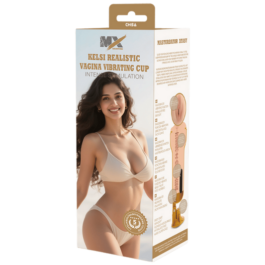 Kelsi Realistic Vagina Vibrating Cup